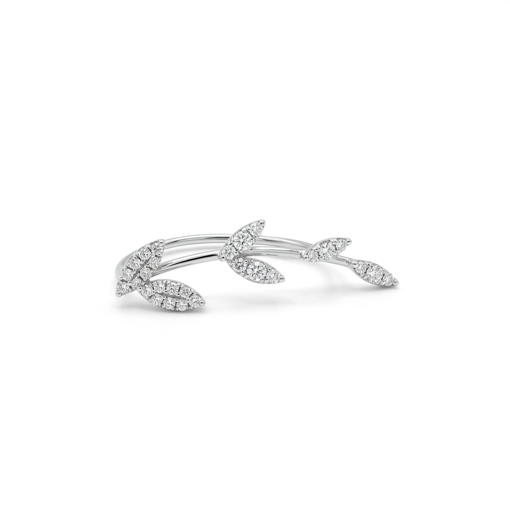 Aura Bloom Diamond Ear Cuff